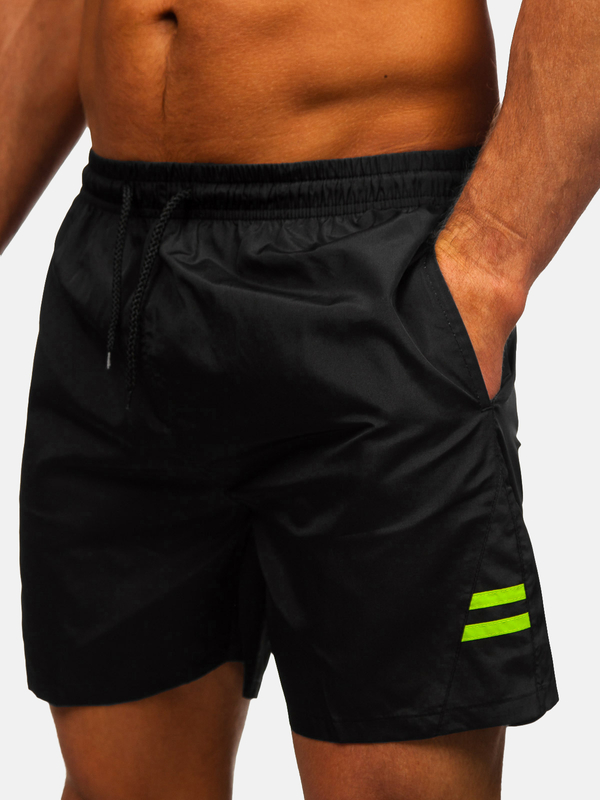 Herr Badbyxor Svart Bolf QD29