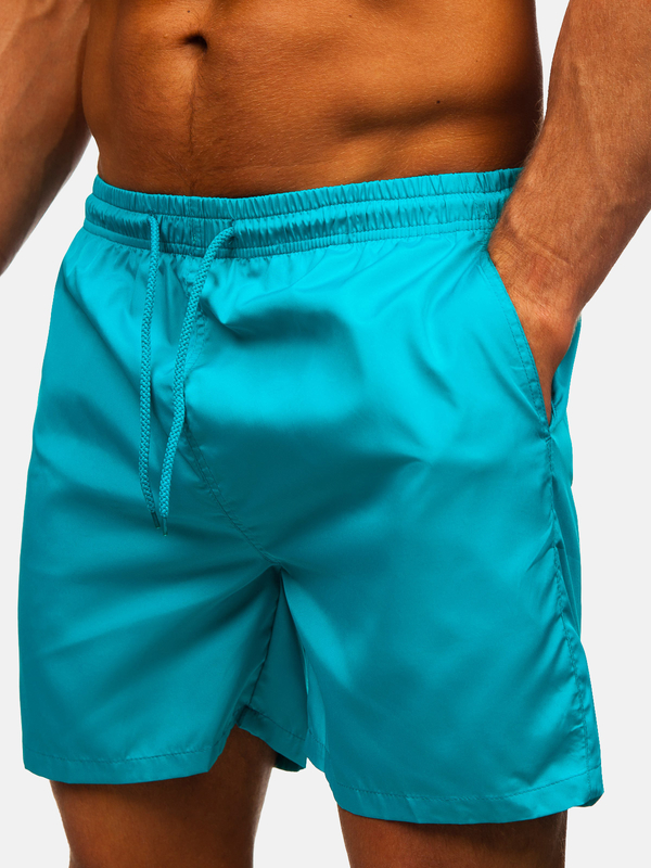 Herr Badbyxor Blå Bolf QD32