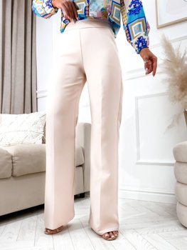 Dam Byxor med Bell Bottoms Ecru Bolf 8158