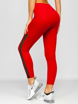 Dam Leggings Röd Bolf YW06017