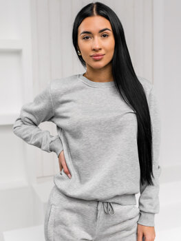 Dam Sweatshirt Grå Bolf W01A1