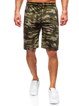 Herr Camo-shorts Grön Bolf JX865