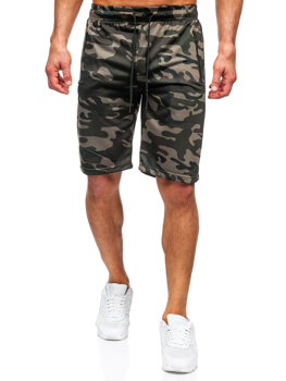 Herr Camo-shorts Mörkgrön Bolf JX865