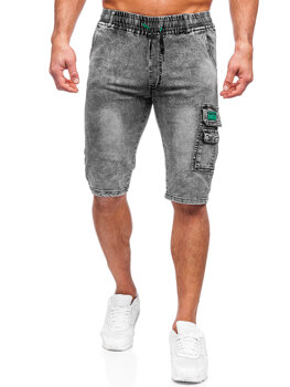 Herr Cargo Jeansshorts Svart Bolf HY820