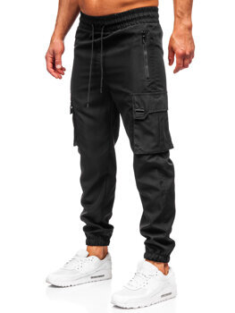 Herr Cargo-joggers Svart Bolf HSS298