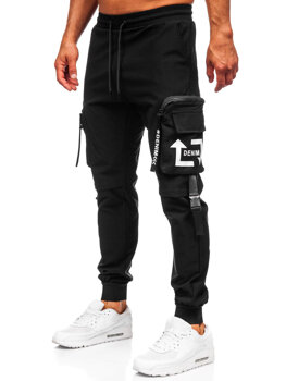 Herr Cargo-joggers Svart Bolf K13