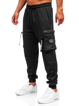 Herr Cargo-joggers Svart Bolf K18