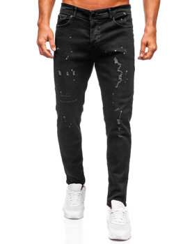 Herr Jeans Regular Fit Svart Bolf 6855