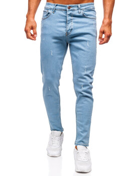 Herr Jeans Slim Fit Blå Bolf 6199