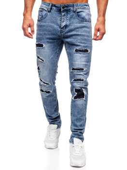 Herr Jeans Slim Fit Blå Bolf MP0153B