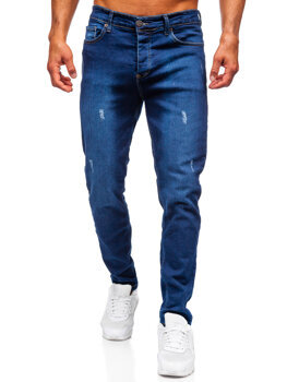 Herr Jeans Slim Fit Marinblå Bolf 6516