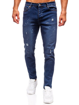 Herr Jeans Slim Fit Marinblå Bolf 6571