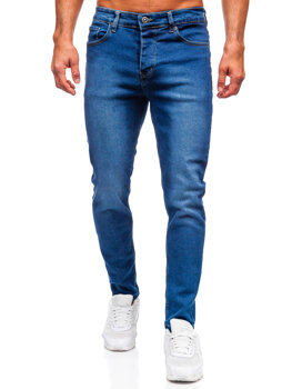 Herr Jeans Slim Fit Marinblå Bolf 6715