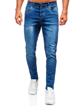 Herr Jeans Slim Fit Marinblå Bolf 6761