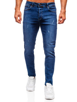 Herr Jeans Slim Fit Marinblå Bolf 6835