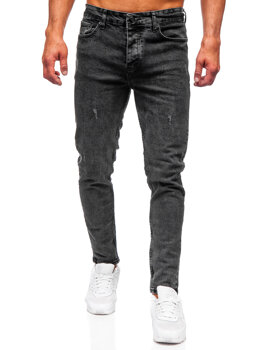 Herr Jeans Slim Fit Svart Bolf 6497