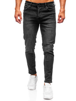 Herr Jeans Slim Fit Svart Bolf 6525