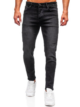 Herr Jeans Slim Fit Svart Bolf 6687