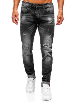 Herr Jeans Slim Fit Svart Bolf MP0126N