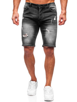 Herr Jeansshorts Svart Bolf MP0061N