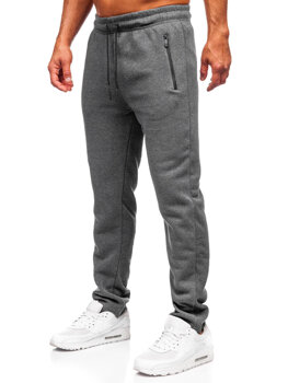 Herr Tjock Jogger-sweatpants Antracitgrå Bolf JX6212