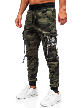 Herr Varm Cargo-joggers Khaki Bolf HSS453