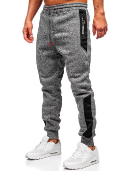 Herr Varm Jogger-sweatpants Antracitgrå Bolf Q1100