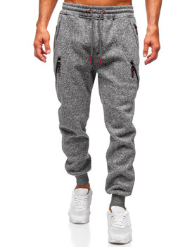 Herr Varm Jogger-sweatpants Antracitgrå Bolf Q1104