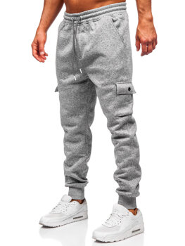 Herr Varm Jogger-sweatpants Grå Bolf Q1108