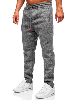 Herr Varm Sweatpants Antracitgrå Bolf Q1105