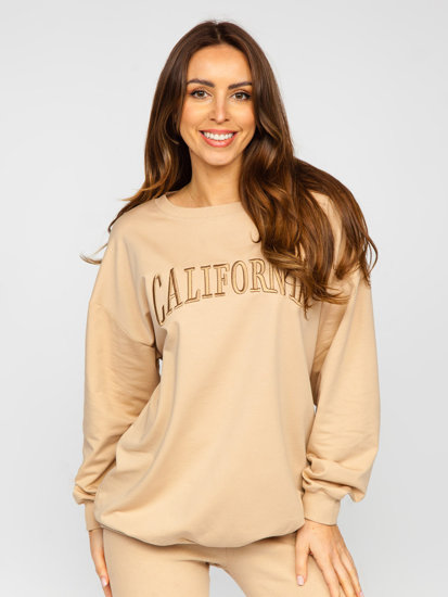 Dam 2-delad Träningsoverall California Beige Bolf VE50