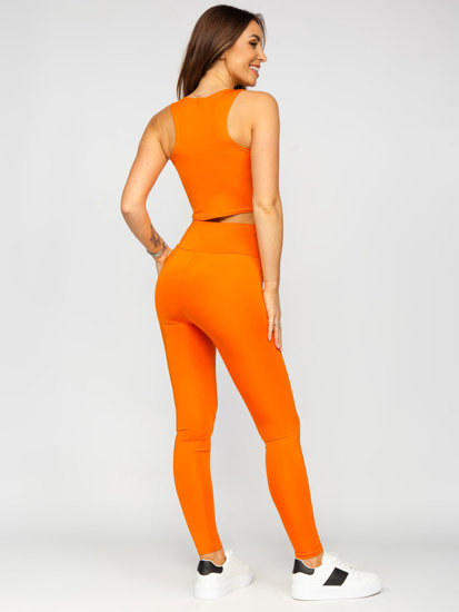 Dam 2-delad sportset Fashion Orange Bolf 022