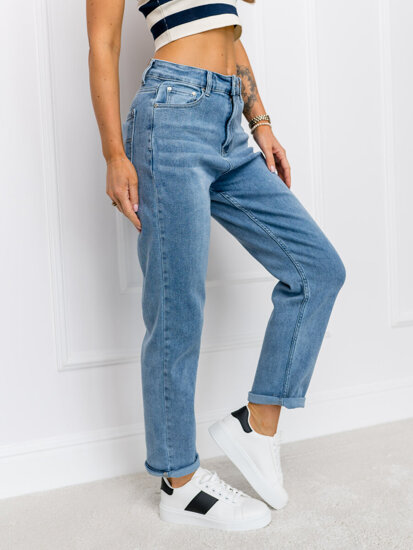 Dam Jeans Mom Fit Blå Bolf DA67