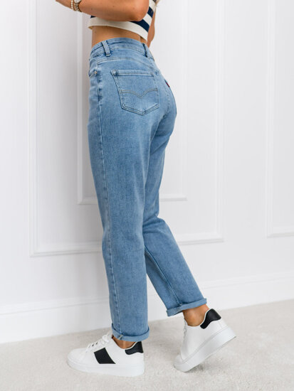 Dam Jeans Mom Fit Blå Bolf DA67