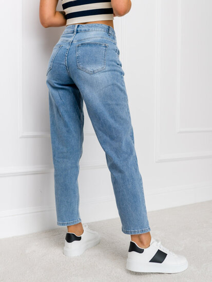 Dam Jeans Mom Fit Blå Bolf H2078