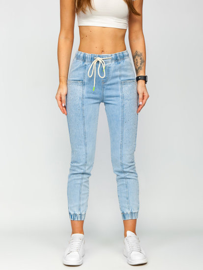 Dam Jeans Mom Fit Himmelsblå Bolf BF108