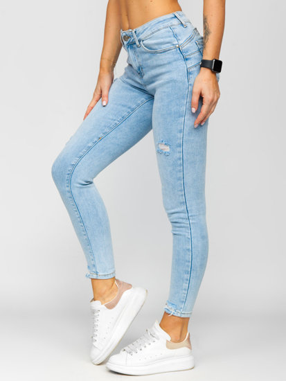 Dam Jeans Push Up Himmelsblå Bolf S9859