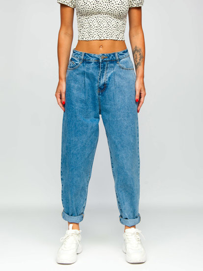 Dam Jeans Slouchy Blå Bolf BS586