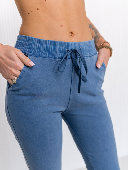 Dam Jeans-leggings Blå Bolf S108