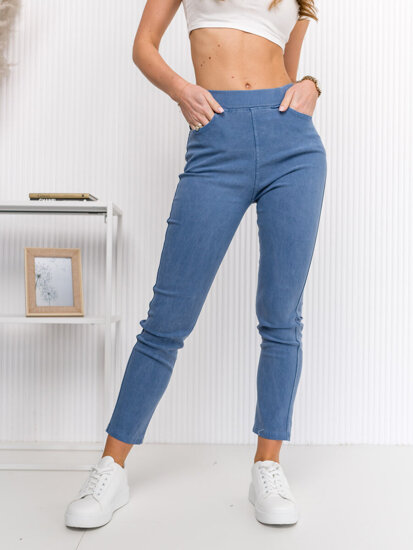 Dam Jeans-leggings Blå Bolf S113