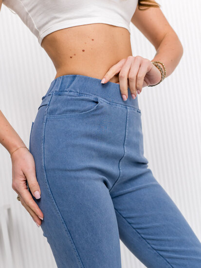 Dam Jeans-leggings Blå Bolf S113