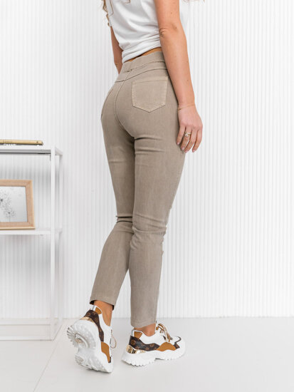 Dam Jeans-leggings Brun Bolf S113