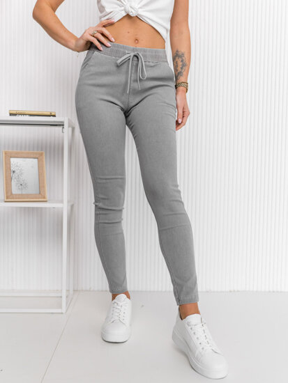 Dam Jeans-leggings Grå Bolf S108