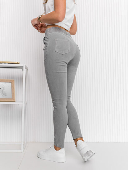 Dam Jeans-leggings Grå Bolf S108