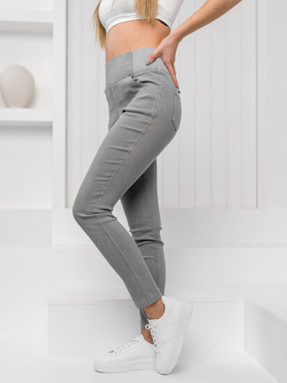 Dam Jeans-leggings Grå Bolf S111