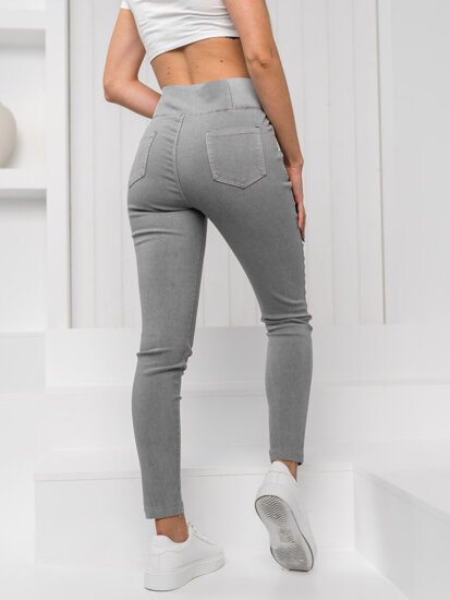 Dam Jeans-leggings Grå Bolf S111