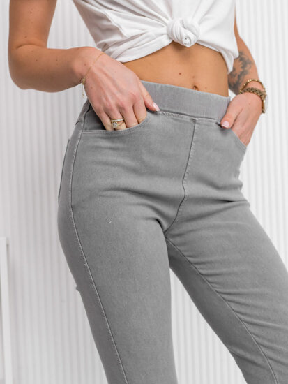 Dam Jeans-leggings Grå Bolf S113