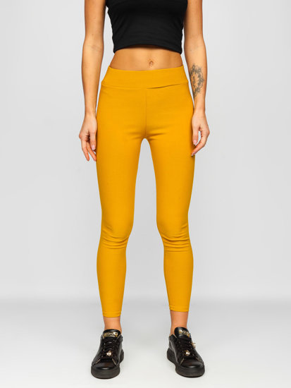 Dam Leggings Kamelfärgad Bolf YW01053