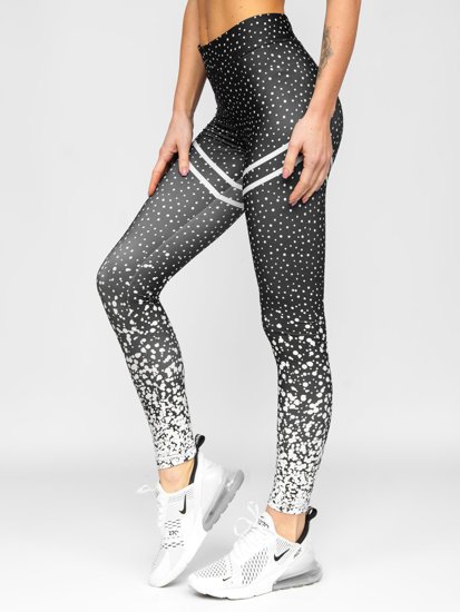 Dam Leggings Svart Bolf 0933