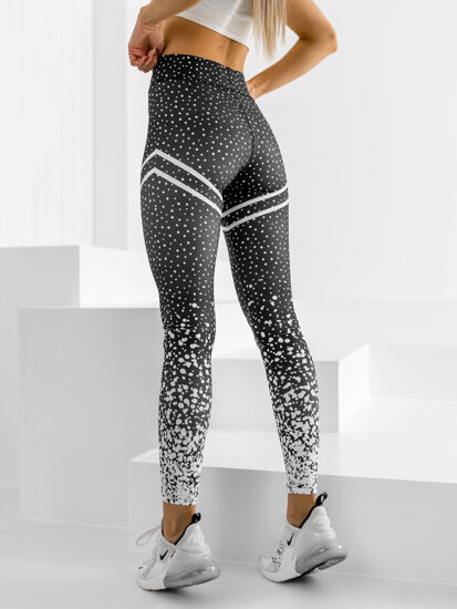 Dam Leggings Svart Bolf 0933